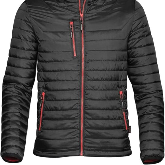 AMG Mens Gravity Hooded Thermal Jacket Size L - New w. Tags - Picture 2 of 3